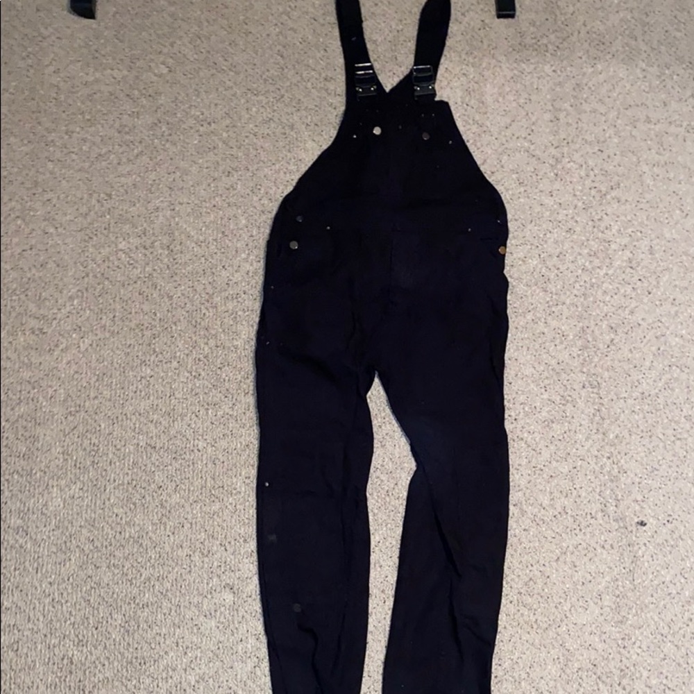 Black MNML Overalls size 34